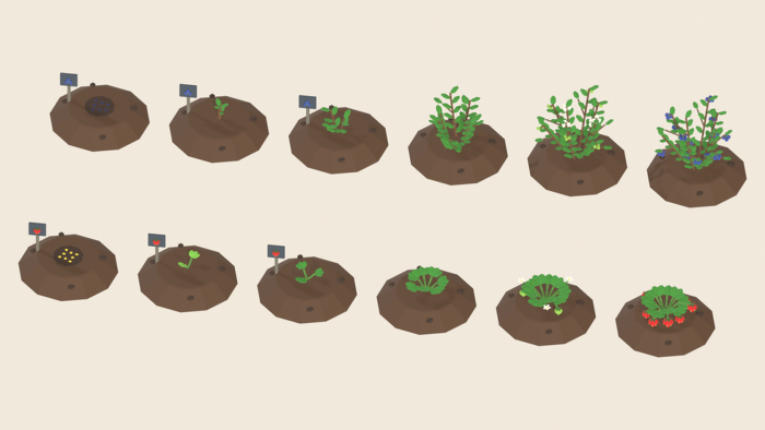 Plant Growth Stages Pack x60 Seed Sprout Harvest preview 8