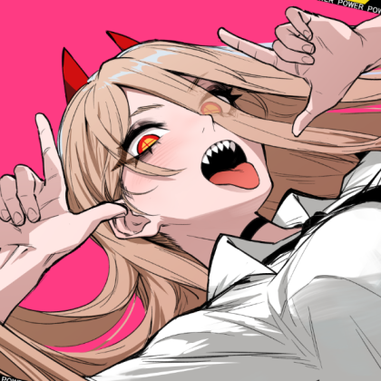 Power | Chainsaw Man | anime | girl Roblox decal