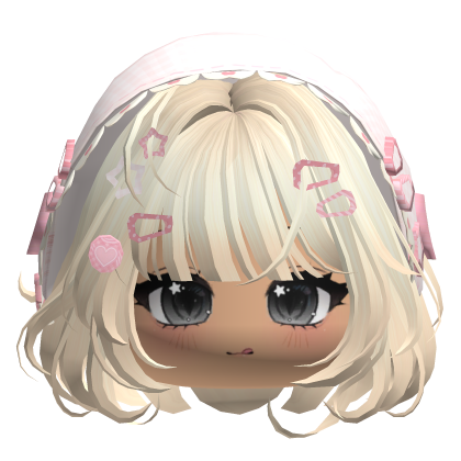 Beige Igari Bob w/ Cute Face & Pink Bonnet