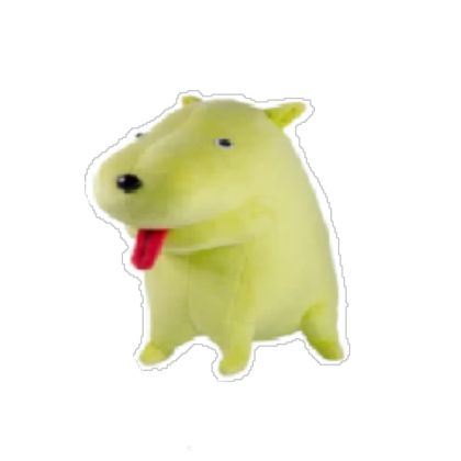 hourglass dog plush Roblox decal