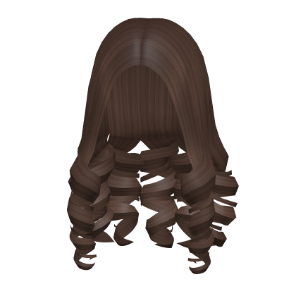 Curly Hair in Brown Roblox item