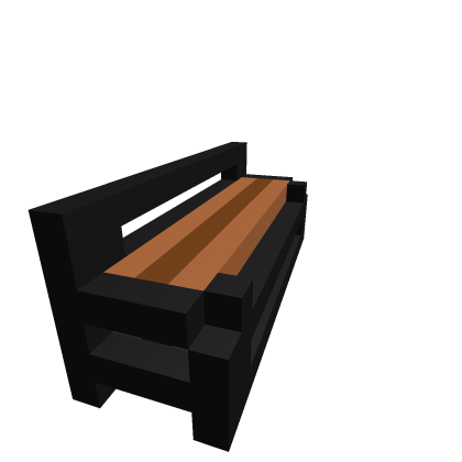 Modern Bench Black