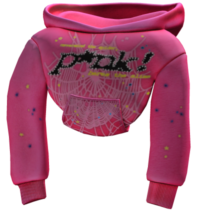 [4.0] Pink Sp5der Shoulder Hoodie