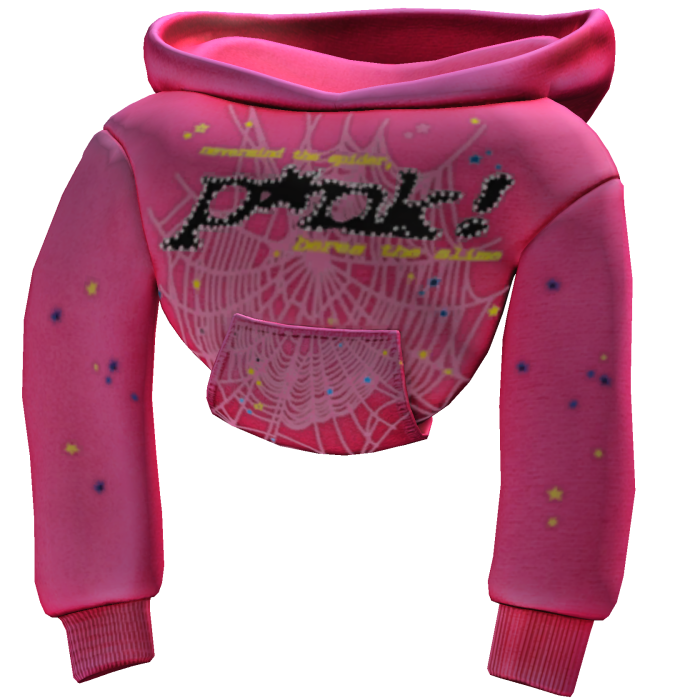 [4.0] Pink Sp5der Shoulder Hoodie