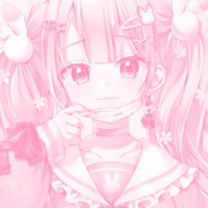 Pink Anime Aesthetic Roblox decal