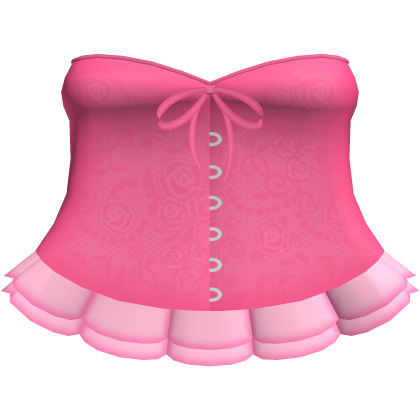 ♡ : cute piglet corset dress Roblox item