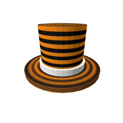 Black and Orange Top Hat