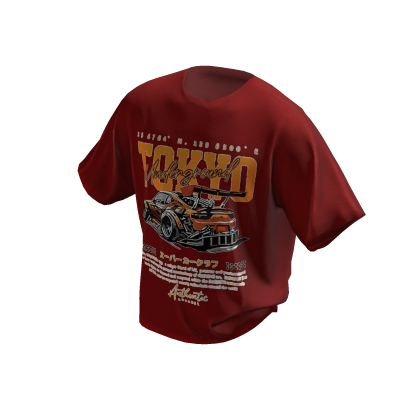 Tokyo Racing Car T-Shirt Red thumbnail