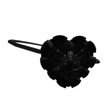 Gothic Emo Skull Lace Ruffled Anime Black Eyepatch