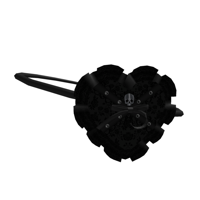 Gothic Emo Skull Lace Ruffled Anime Black Eyepatch