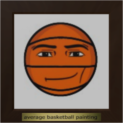 average basketball painting Roblox decal