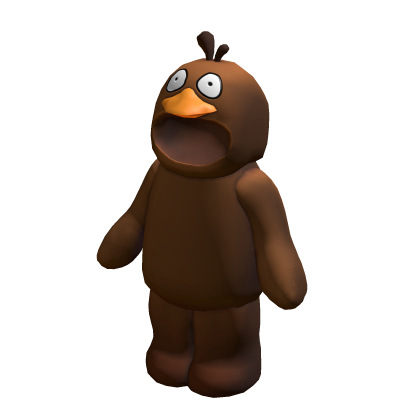 Brown Terrified Duck Bodysuit thumbnail