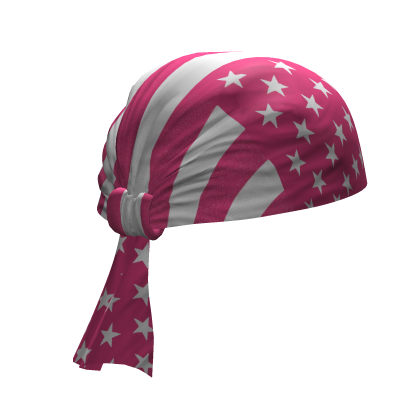 Pink American Flag Bandana