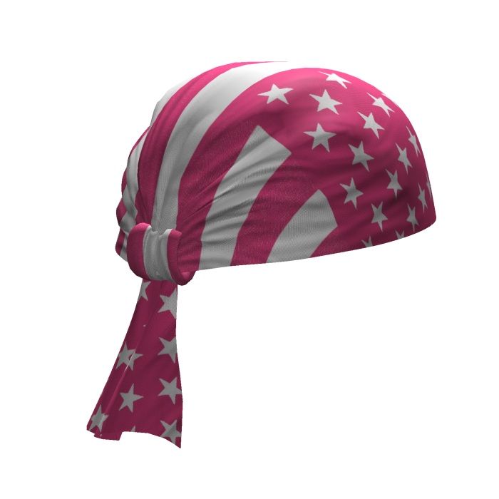 Pink American Flag Bandana