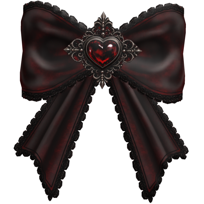 Goth Vampire Hair Bow