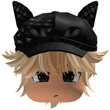 Messy Fluffy Emo Y2K Boy Hair VKAI blonde CAT Roblox item