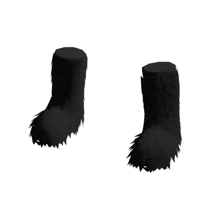 Black Fur Boot