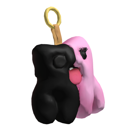 Fuggler Pink Black Baby Baddies Plushie Keychain