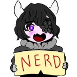 Dark horn'd