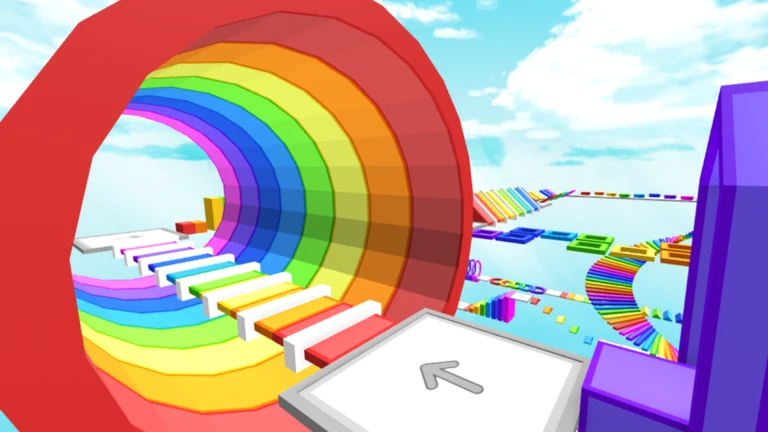 Rainbow Fun Obby! thumbnail