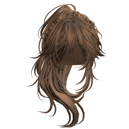 Wolfcut Anime Layered Ponytail Bronze Cheetah
