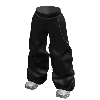 Black Y2K Sporty Baggy Tracksuits | Roblox Item - Rolimon's