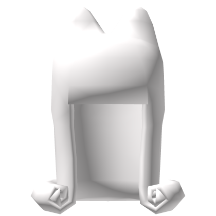 Low Poly Straight Fluffy Cat Hair White Roblox item