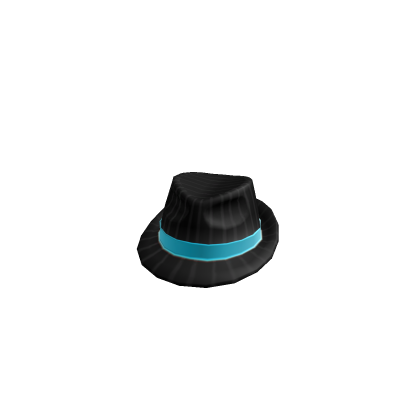 Sky Blue Pinstripe Fedora