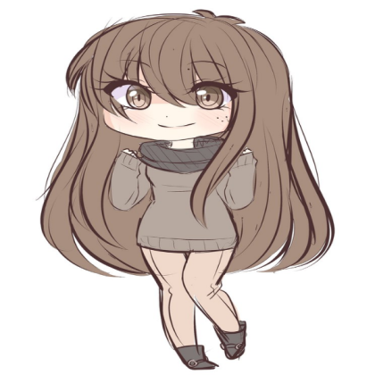 Brown Haired Chibi Girl Roblox decal