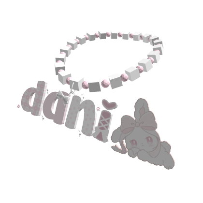 ♡ ⸝⸝ dani | pink & white beaded necklace ˚