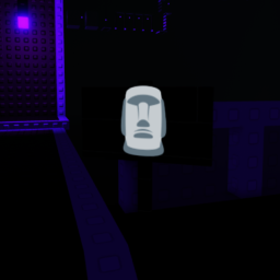 The Purple Moai