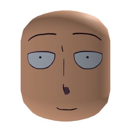 👊🏻👨🏻‍🦲Saitama Face [One Punch Man]👨🏻‍🦲👊🏻 Roblox item
