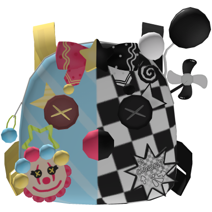 Dual clowncore harajuku backpack