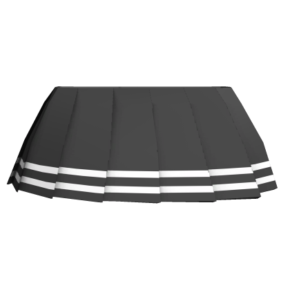 1.0 Simple Fem Striped Skirt R6 | Black & White