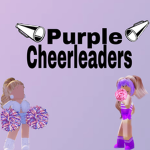 Purple cheer team