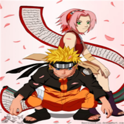 Naruto and Sakura Roblox decal