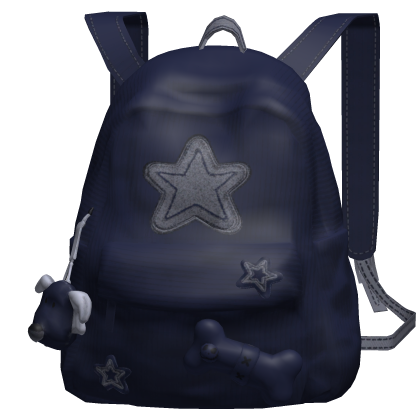 Navy Star Y2K Streetwear Backpack