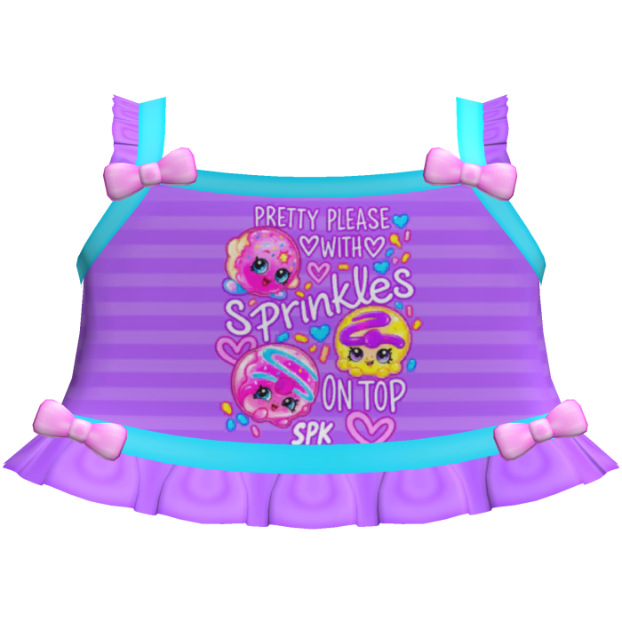 cute doughnut shopkins tweencore cutecore top