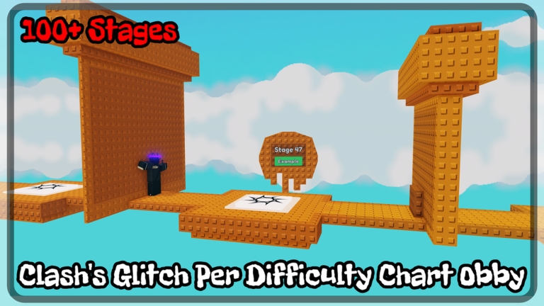 Clash's Glitch pro Schwierigkeits-Diagramm Obby  screenshot 1