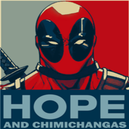 HOPE and Chimichangas Deadpool Poster Roblox decal