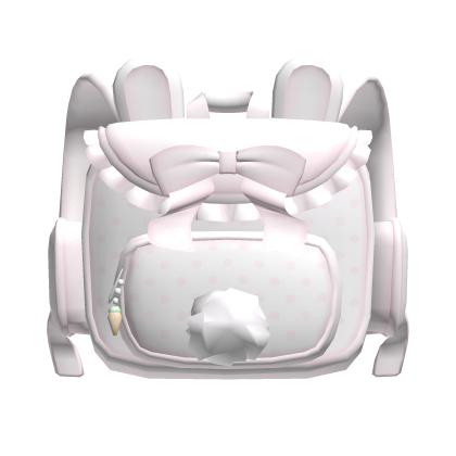 ♡ ┊ (3.0) cute bunny backpack in pink thumbnail