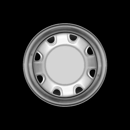 Compact car steel rims with centercap