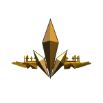 Gold Cross Crown