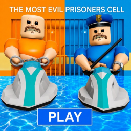 WATER PRISONER VS COP PRISON RUN! (Obby)