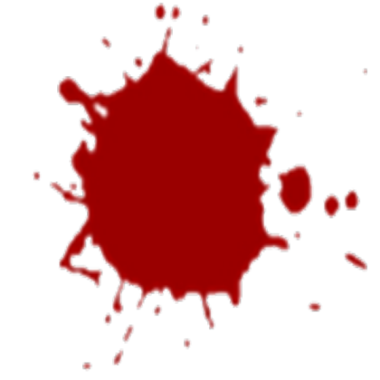 Blood Splatter 1 (Transparent) Roblox decal