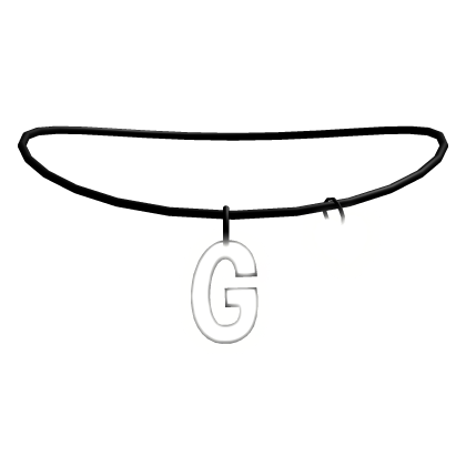 [EMISSIVE] Glowing Initial Necklace (G)