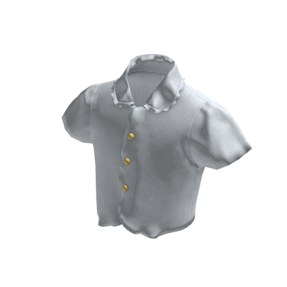 White Clean Vintage Short Sleeve Shirt [PBR]
