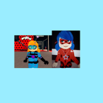 Miraculous ladybug and Star lady