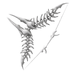 White Ethereal Bow