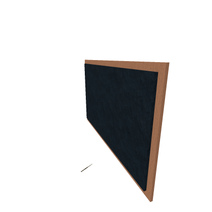 Chalk board and wand quill.